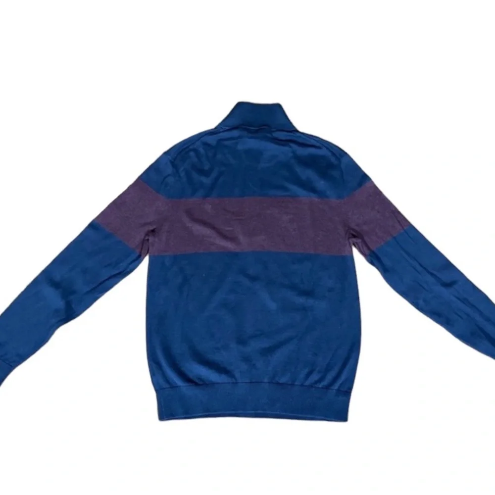 Banana Republic Men’s Quarter Zip Cotton Sweater